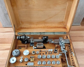 Relojoeiro Andra & Zwingenberger Tornos Torno de pinça de 8 mm