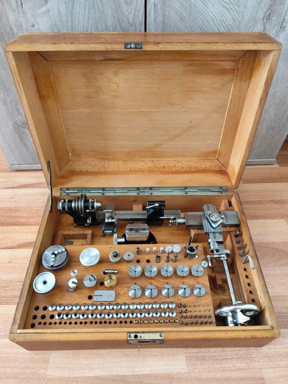 Watchmaker Andra & Zwingenberger Lathes 8 Mm Collet Lathe - Etsy