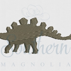 Stegosaurus Mini Fill Dinosaur Embroidery Design