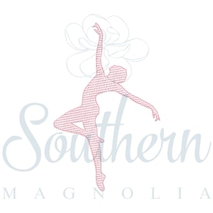 Ballerina Embroidery Design, Sketch Fill, Dancer Embroidery File, Dance Embroidery Design, Ballet Embroidery File, Machine Embroidery, PES