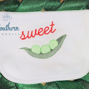 Sweet Pea Sketch Fill Embroidery Design