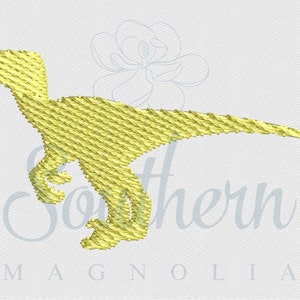 Velociraptor Mini Fill Dinosaur Embroidery Design