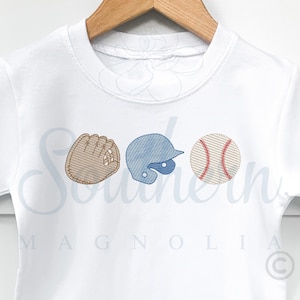 Baseball Trio Stickdatei, Skizze, Füllmuster, Baseballspieler Geschenk, Sport Stickerei, Maschinenstickerei