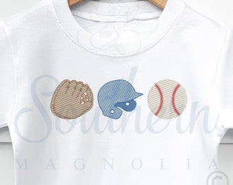 Baseball Trio embroidery design, sketch fill embroidery, baseball player gift, sport embroidery design, machine embroidery