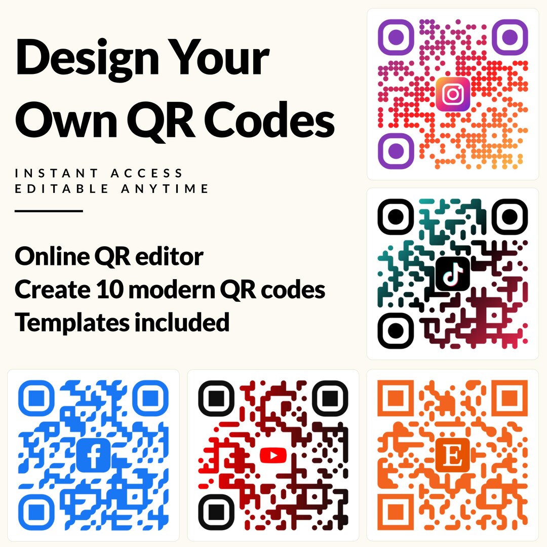 QR Code Design Studio — Instant Access (digital Product) - Etsy