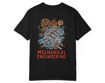 Camiseta de Ingeniería Mecánica: Diseño creativo de ingeniería para estudiantes y profesionales