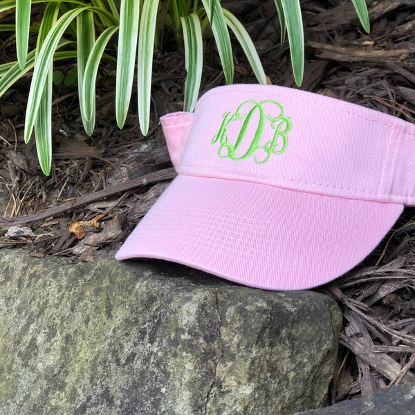 Monogrammed Youth Visor, Personalized Youth Visor, Monogrammed Youth Visor, Youth Tennis Visor, youth golf visor