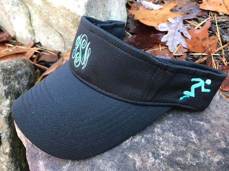 Monogrammed Tennis Visor Personalized Tennis Visor Mesh Etsy