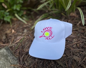 Monogrammed Tennis hat, Embroidered Tennis hats for women, Dri-fit tennis hats, Love all tennis hat, Tennis team gifts, Imperial Hats