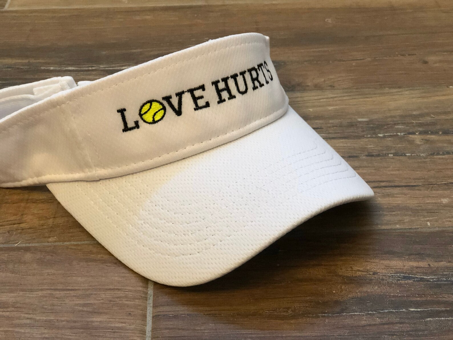 LOVE Hurts Tennis Visor Personalized Tennis Visor Tennis Etsy