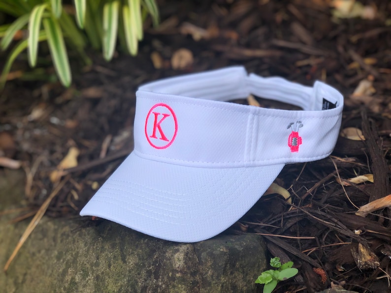 Monogrammed Tennis Visor Personalized Tennis Visor Mesh Etsy