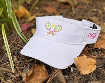 Monogrammed YOUTH Visor, Personalized Youth Visor, Monogrammed Youth Visor, Youth Tennis Visor, youth golf visor