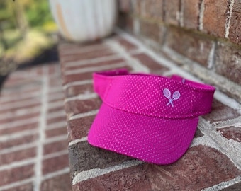 Monogrammed YOUTH Tennis Visor, Personalized Youth Visor, Monogrammed Youth Visor, Youth Tennis Visor, monogrammed childrens visor