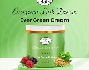 Crema corpo Evergreen – Idratazione naturale, delicata (3,5 oz)