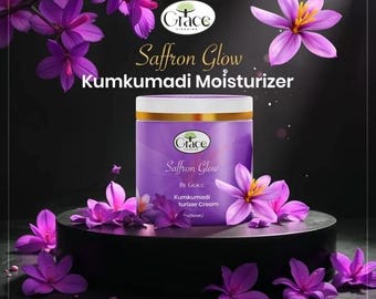 Kumkumadi Feuchtigkeitscreme – Saffron Glow | Natürliche Tagescreme | Gentle Hydration & Radiance von GraceVieSaine