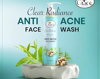 Nettoyant visage anti-acné à l'acide salicylique - Peaux douces, grasses et sensibles