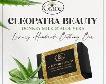 Handmade Donkey Milk Soap  Aloe Vera, Gentle Skincare - Etsy