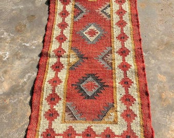 wool jute rug: Handmade Flatweave Natural Fiber, 8x10, Neutral Living Room Decor