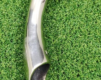 Polished Brass Walking Stick Handle - Vintage Cane Replacement Top