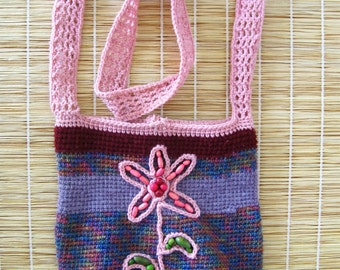 Flower Bag With Beads