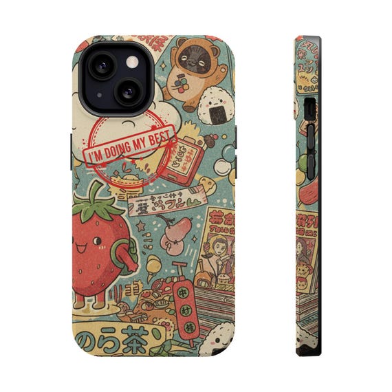 Juminocore, Cutecore, Kawaii, Collage, Japanese Phone Case for Iphone,  Aesthetic Cover iPhone 16 15 14 13 Pro Max Plus, Magsafe, Tough Case - Etsy