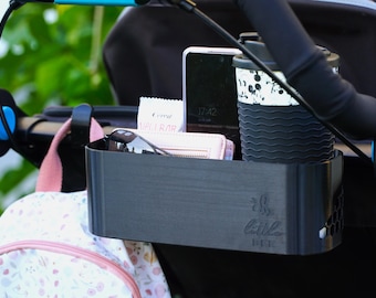 Organisatör för Thule-barnvagn · Hållare för dryck, telefon och nödvändigheter · Little BEE-tillbehör