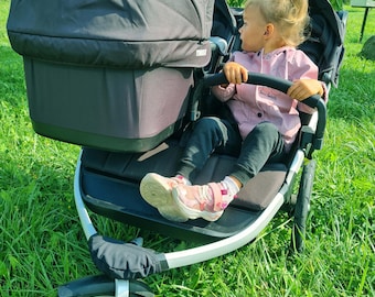 Thule Urban Glide Double Stroller Handle + Bassinet Adapter | Accessory for Baby Stroller, Toddler Handlebar Attachment