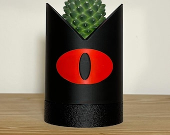 Cult of the Lamb-planterpot | Rode bisschopskroon | Gamercadeau | Woondecoraties