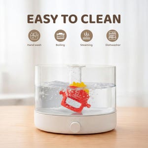 NomNom Fries Silicone Baby Teether: giocattolo di qualità alimentare progettato dai genitori immagine 8