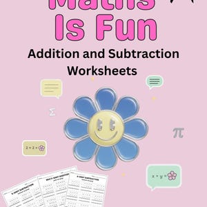 4th Grade Addition Subtraction Worksheets, Elementary Math Problems, Multi-Digit Practice (Digital Download)