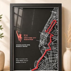 Mapa personalizado da corrida, moldura personalizada para maratona.