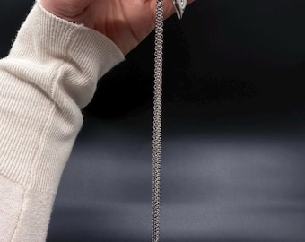 Collana girocollo in cristallo nero, set di orecchini asimmetrici in acciaio inossidabile