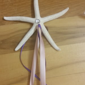 Varita de estrella de mar, varita de hada, varita de fiesta de estrella de mar, varita de princesa, varita de sirena, varita bajo el mar, varita de fiesta, varita de princesa de fiesta, ENVÍO GRATIS A EE. UU.