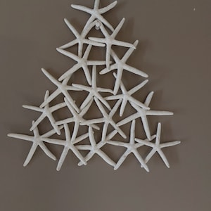 Lichte kerstverlichting boomtopper zeester kerst kunst aan de muur decor xmas glinsterende zilver aqua blauwe zeester kerstboom engel GRATIS US SHIP