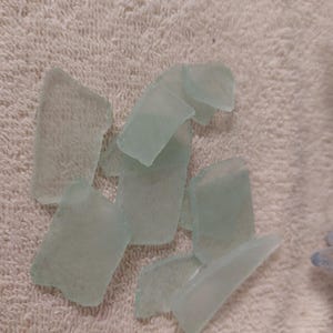 Mint Light Green Sea Glass Mix Bulk Beach Glass Bulk 1/2 lbs to 3 lbs green sea green Tumbled Glass