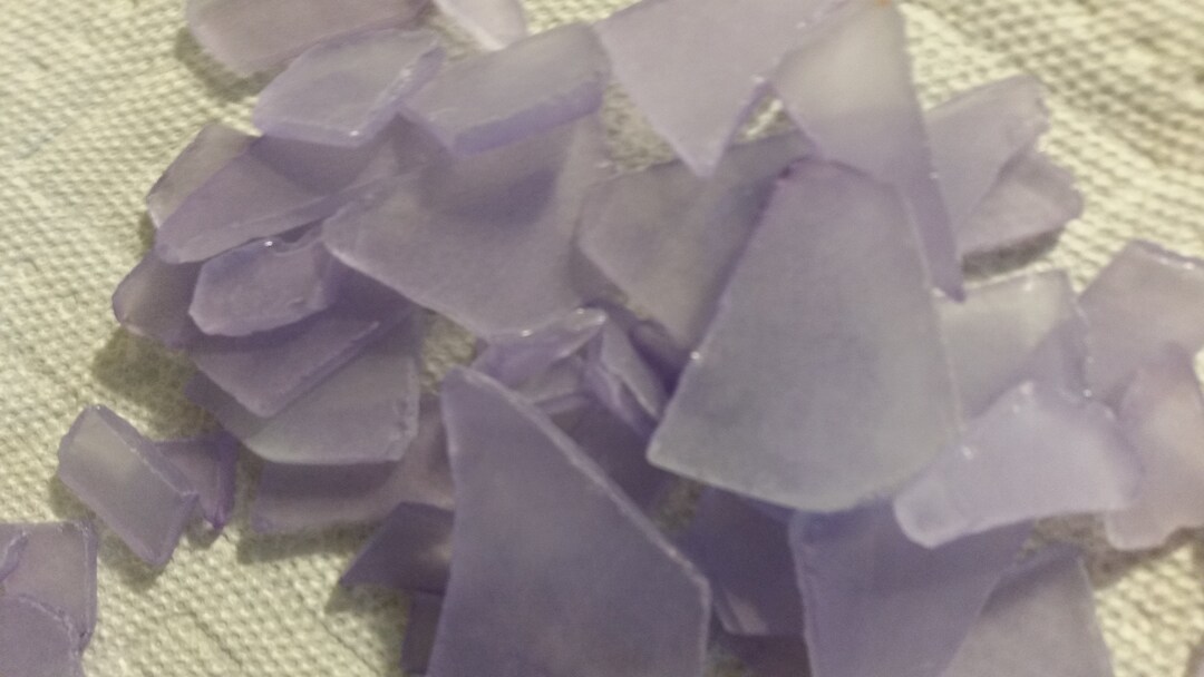 Purple Beach Glass Bulk Sea Glass Bulk 1 to 3 Lbs Pound Approx Purple