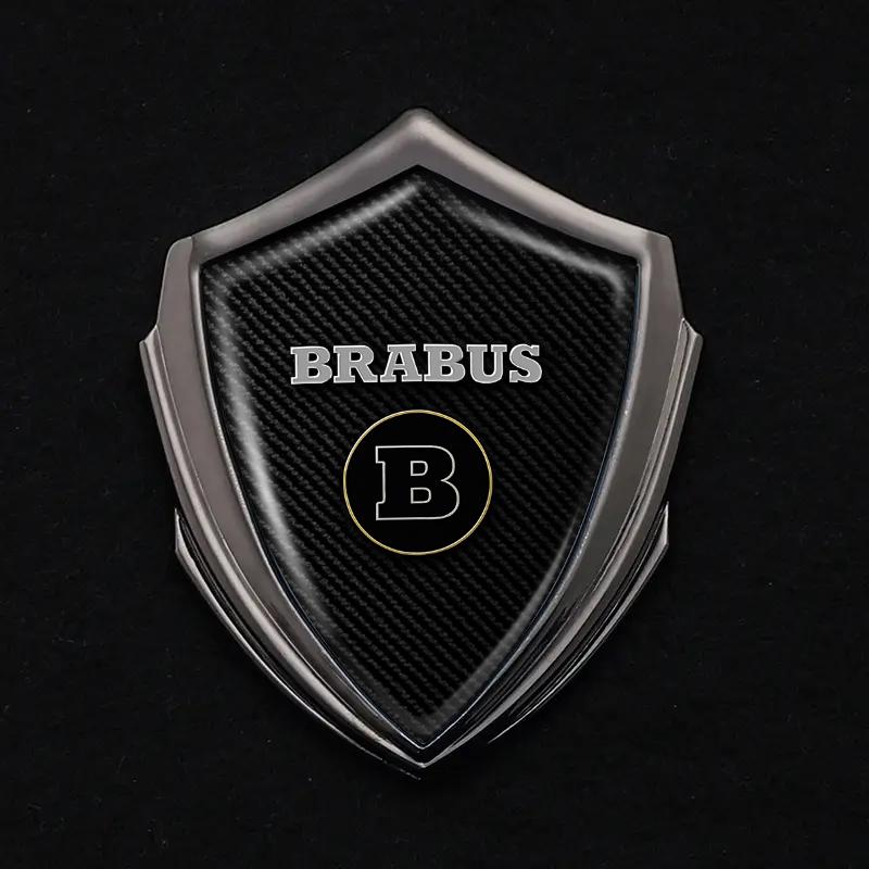 Personalizzazione Smart Brabus Stemmi Auto Smart Brabus LyTTuu - Adesivi 3D Nero, Decorazione Carrozzeria Lettere Alfabeto Per Carrozzeria - 12
