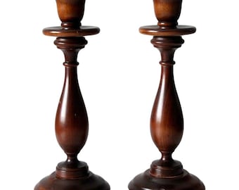 Wooden Candle Stand Rustic Candle Holder Handmade Home Décor Wooden Pillar Candle Holder | Farmhouse Table Centerpiece