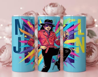 Opakowanie na kubek z motywem piosenkarki Pop: 20 uncji, cienkie, sublimacyjne wzory PNG (plik cyfrowy do pobrania)