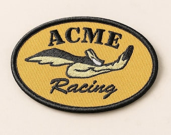 Coyote Racer Embroidery Design Biker Patch Pattern for Jackets and Vests