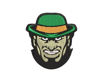 Angry Leprechaun Embroidery Design For St Patricks Day Shirts Grumpy Irish Man Machine Embroidery File