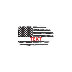 USA Flag Embroidery Design American Flag Machine Stitch File Patriotic Patch for Hats and Shirts