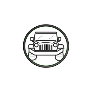 Off-Road SUV Machine Embroidery Design, 4x4 Vehicle Patch Pattern, Custom Car Embroidery File, DIY Gift Digital Download