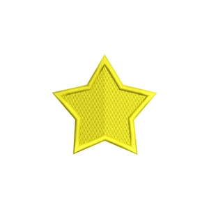 Stern Applikation Stickerei, Design 6-in-1, Distressed Stern Muster, Vaterländischer Stern Aufnäher, Rockstar Shirt Design, Erstklassige Sternstickerei