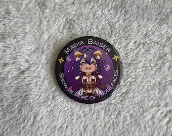 MahouAko Enormita Quote Button Magia Baiser