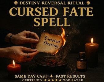 CURSED FATE SPELL, karma return, justice ritual, energy reversal, protection spell, dark mirror, spiritual correction, power balance, hex