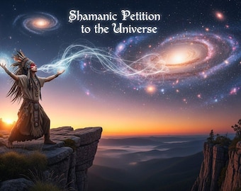 Shamanic Petition to the Universe, wish spell, manifestation magic, VOODO spell, command energy, ask ritual rites charm kit, Magic shaker