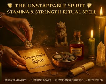 Ritual de fuerza y resistencia espiritual imparable, bienestar, ritual de sanación, energía, refuerzo de vitalidad, sanación del aura, equilibrio corporal, sanación del alma
