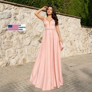 a line corset prom dress Corset Strapless Floral Applique A-Line Gown by Andrea
