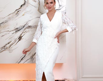 sequin bridal shower dress Bridal Shower Sparkle & Shine Wedding Dresses A-Line Sweetheart Camiso JiMiss Dresses